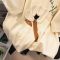 Футболка Podolyanka з об'ємною в'язаною квіткою 3D біла M (Арт. 7937)