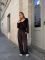Жіночий однотонний велюровий костюм на замочку, шоколадний, 42-44, (арт. 016GB)