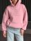 Худі жіноче Oversize, рожеве, one size, трьохнитка на флісі (не кошлатиться), арт. 022GB