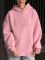 Худі жіноче Oversize, рожеве, one size, трьохнитка на флісі (не кошлатиться), арт. 022GB