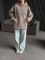 Худі жіноче Oversize, графітовий, one size, трьохнитка на флісі (не кошлатиться), арт. 022GB