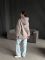 Худі жіноче Oversize, графітовий, one size, трьохнитка на флісі (не кошлатиться), арт. 022GB