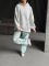 Худі жіноче Oversize, сірий, one size, трьохнитка на флісі (не кошлатиться), арт. 022GB
