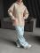 Худі жіноче Oversize, бежевий, one size, трьохнитка на флісі (не кошлатиться), арт. 022GB